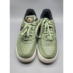 Nike Air Force 1 Olive Green Black Gold Kids Youth Size 7 Shoes S1